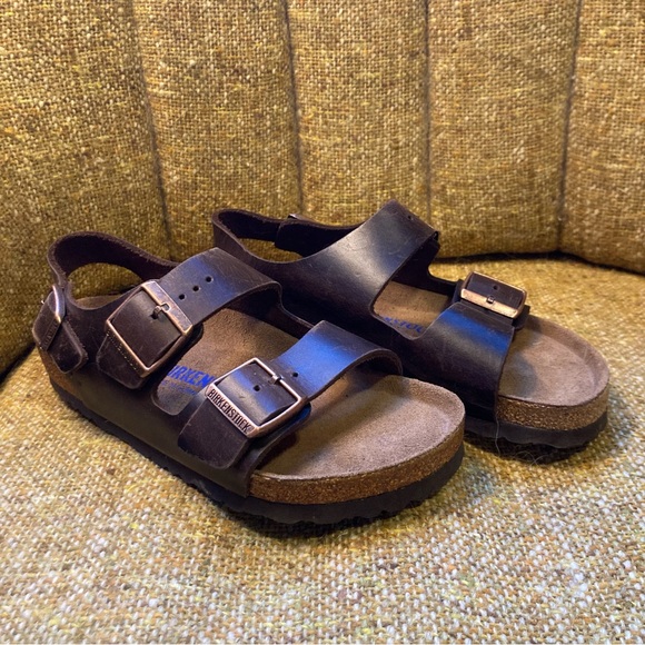 BIRKENSTOCK Milano brown leather, size 37 reg - Picture 1 of 4